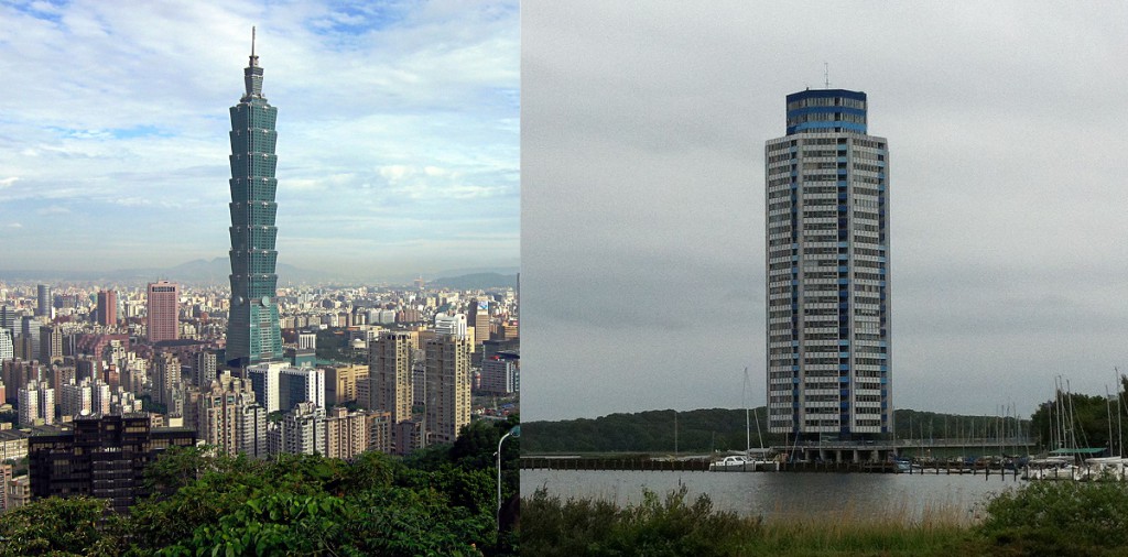 One side is Taipeh, the other is Schleswig - please take a guess